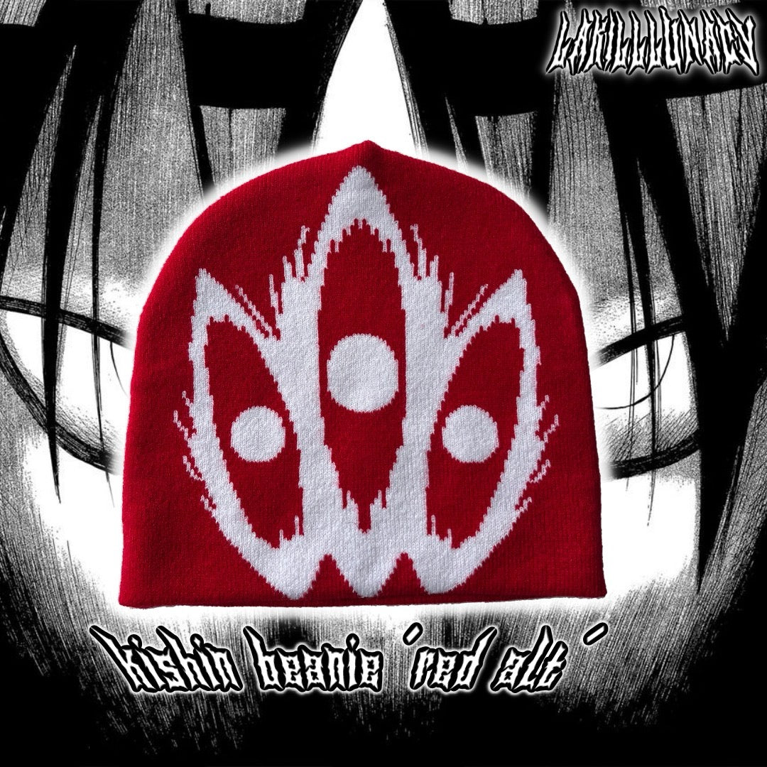 Kishin Beanie 'Red Alt'