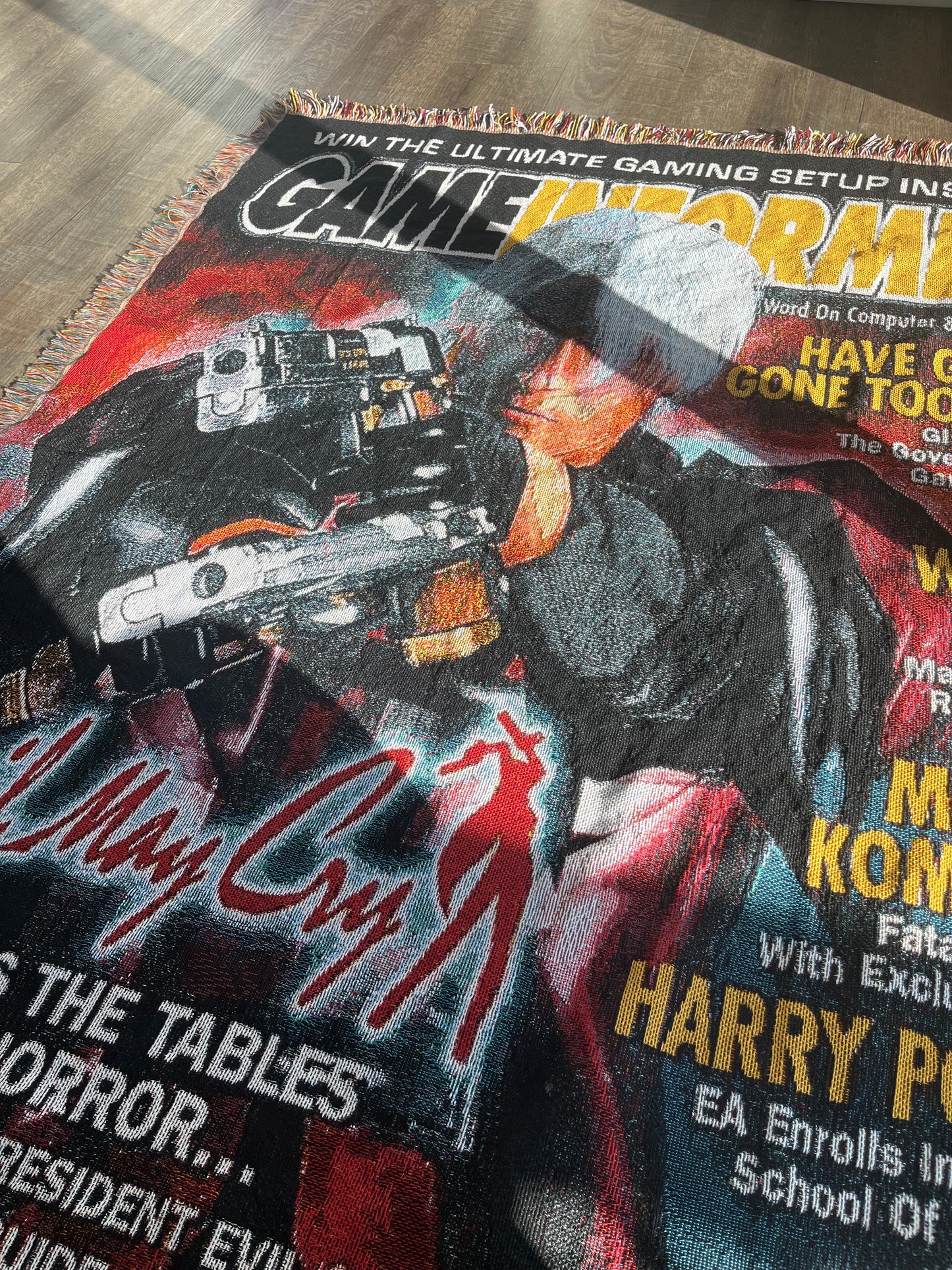 Devil May Cry Game Informer Magazine Tapestry Blanket